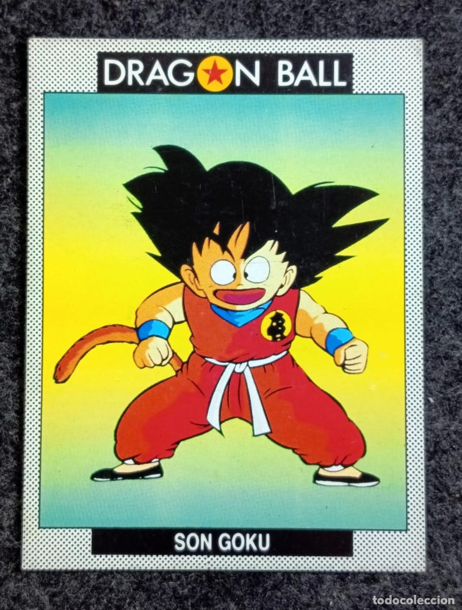 Coleccionismo Cromos antiguos: Tarjet - Card, Cromo N&ordm; 5 Son Goku, Colecci&oacute;n 90 personajes de Dragon Ball y Dragon Ball Z, 1989