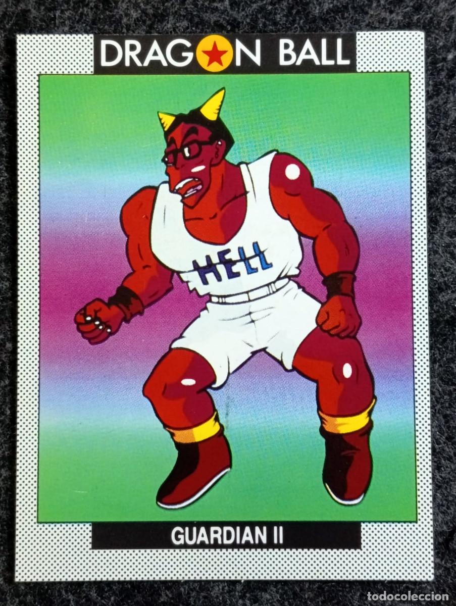 Coleccionismo Cromos antiguos: Tarjet - Card, Cromo N&ordm; 75 Guardia II, Colecci&oacute;n 90 personajes de Dragon Ball y Dragon Ball Z, 1989