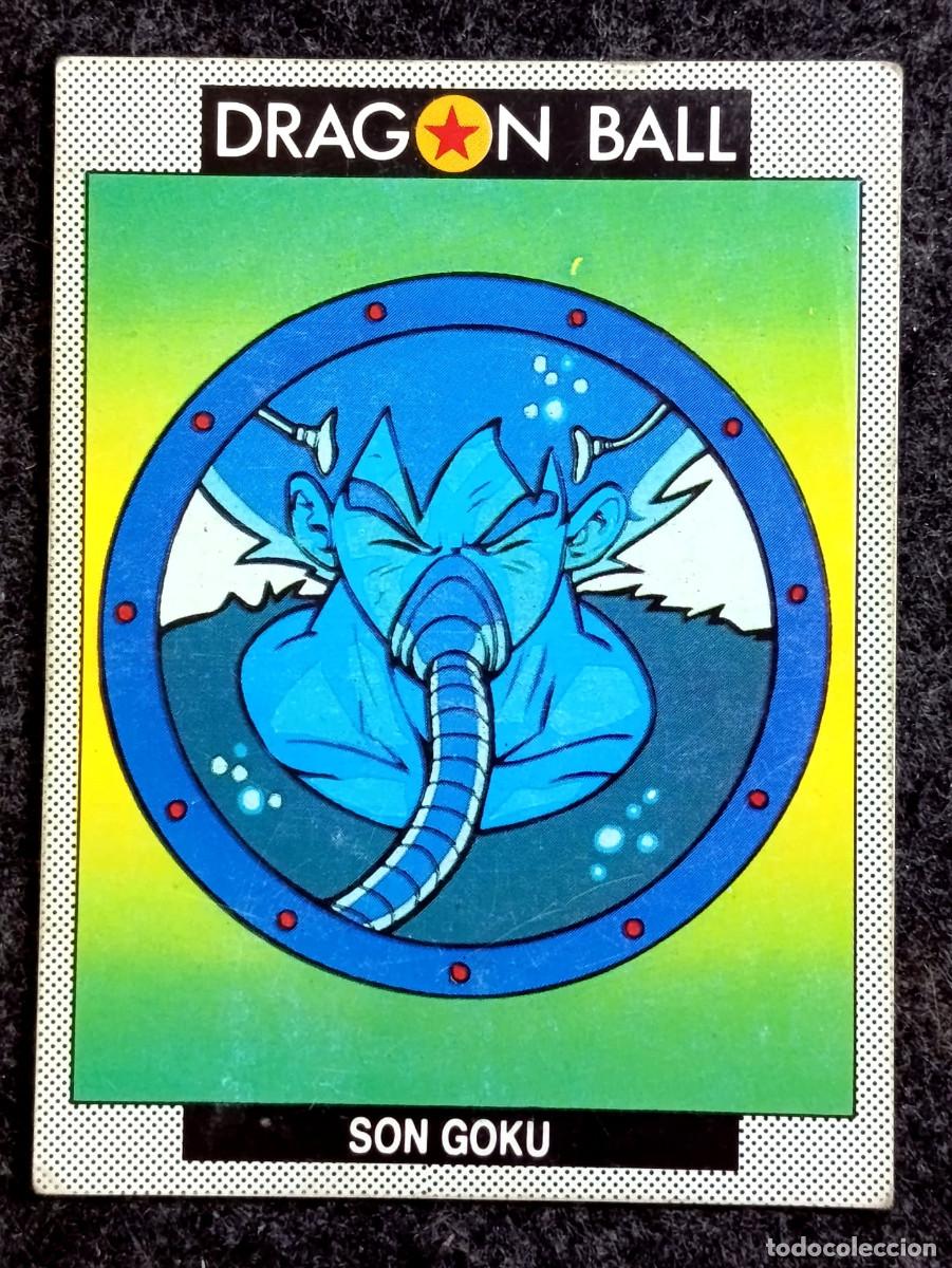 Coleccionismo Cromos antiguos: Tarjet - Card, Cromo N&ordm; 12 Son Goku, Colecci&oacute;n 90 personajes Dragon Ball y Dragon Ball Z, 1989