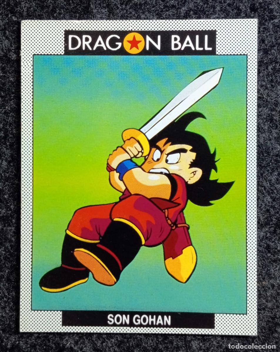 Collectable Antique Stickers: Tarjet - Card, Cromo N&ordm; 20 Son Gohan, Colecci&oacute;n 90 personajes de Dragon Ball y Dragon Ball Z, 1989