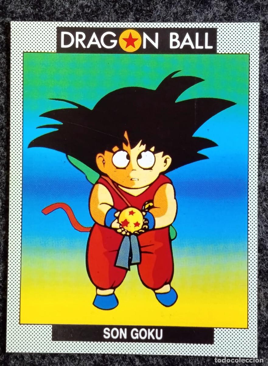 Coleccionismo Cromos antiguos: Tarjet - Card Cromo N&ordm; 6 Sonm Goku, Colecci&oacute;n 90 personajes de Dragon Ball y Dragon Ball Z, 1989
