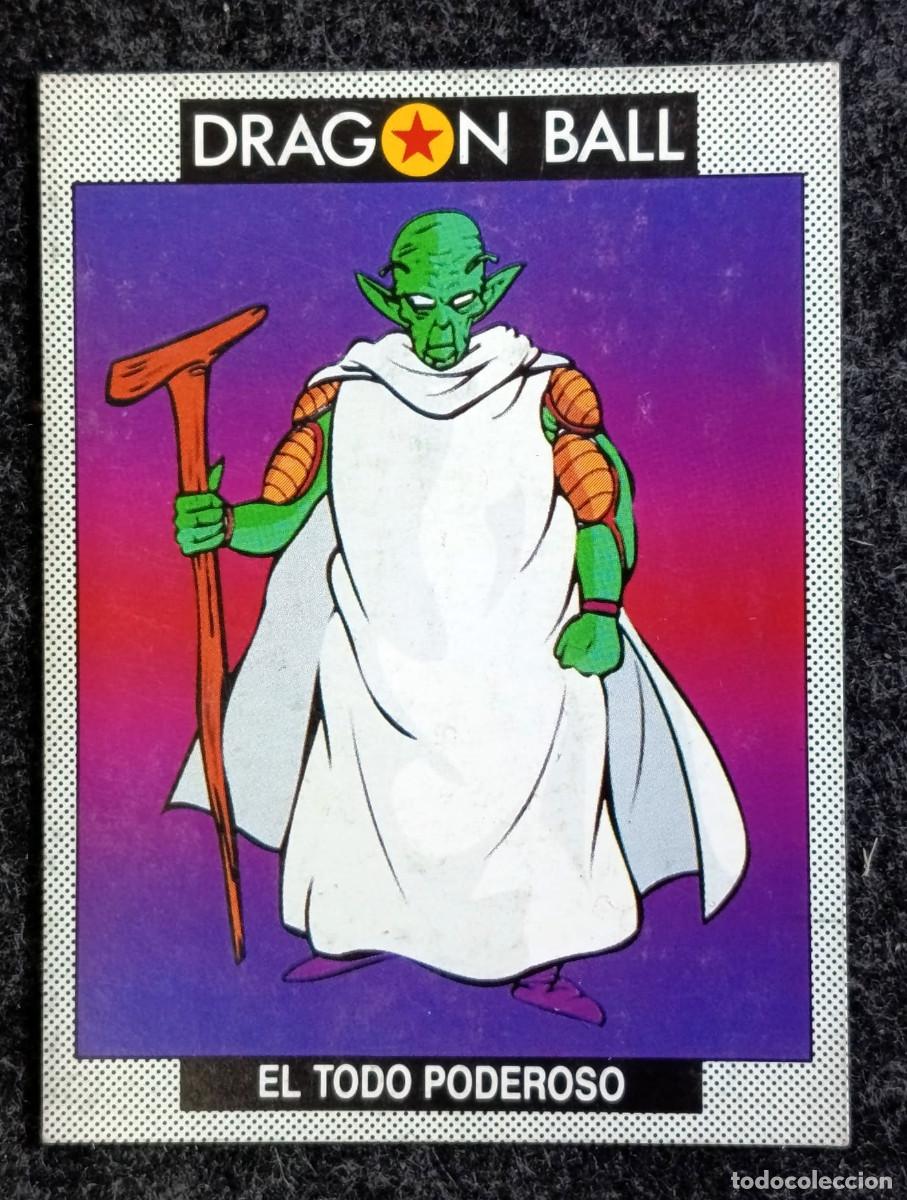 Collectionnisme Cartes &agrave; collectionner anciennes: Tarjet Card Cromo N&ordm; 50 El todo poderoso Colecci&oacute;n 90 personajes de Dragon Ball y Dragon Ball Z 1989