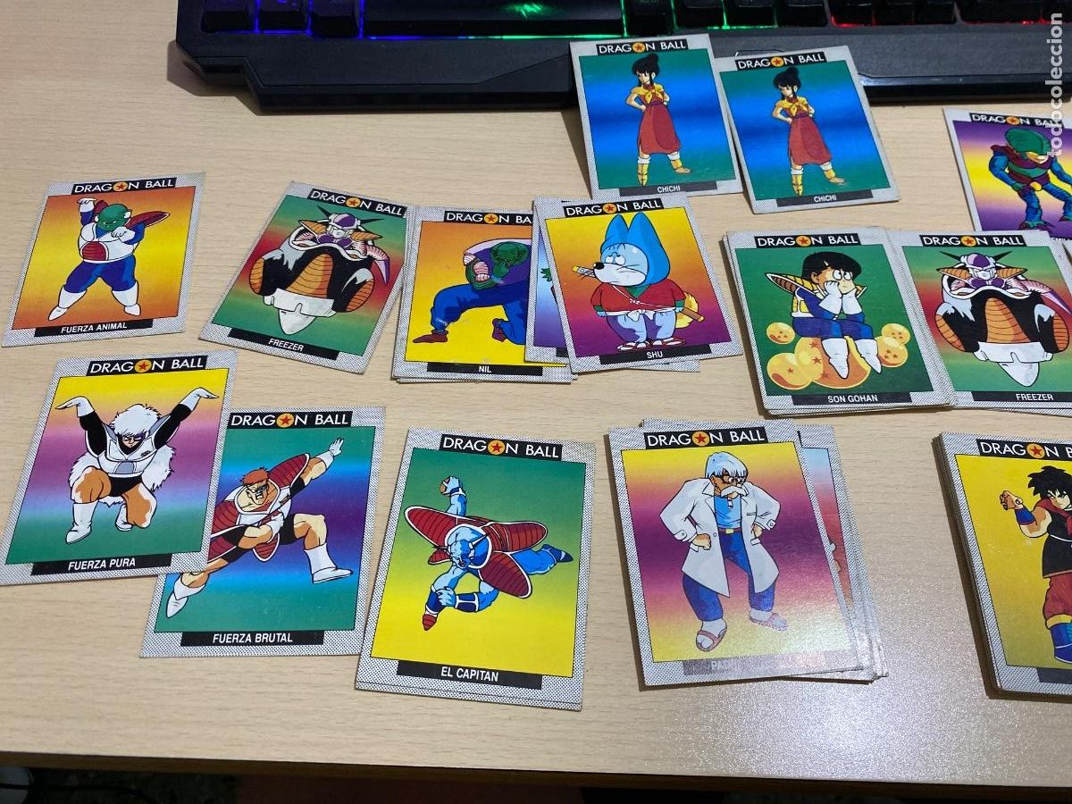Coleccionismo Cromos antiguos: 54 Cartas repitadas dragon ball bola dragon 1986