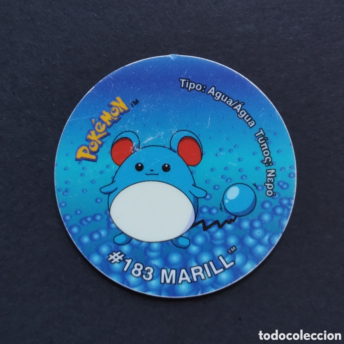Coleccionismo Cromos antiguos: TAZO - N&ordm; 153 - #183 MARILL - POKEMON TAZO 3 - MATUTANO - 2001