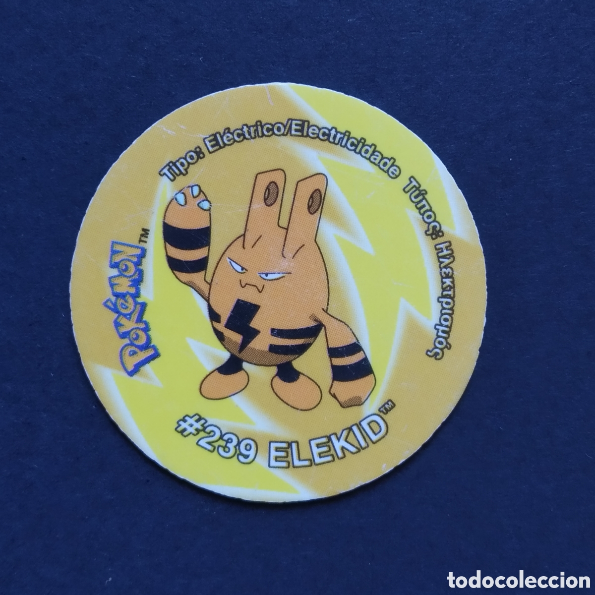 Coleccionismo Cromos antiguos: TAZO - N&ordm; 152 - #239 ELEKID - POKEMON TAZO 3 - MATUTANO - 2001