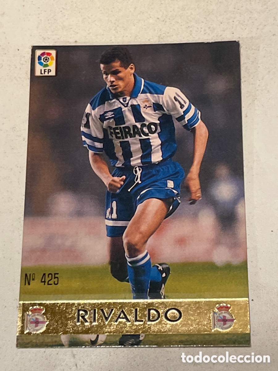 Coleccionismo Cromos antiguos: Cromo Mundi Cromo Liga 96/97 EL MEJOR N&deg;425 Rivaldo