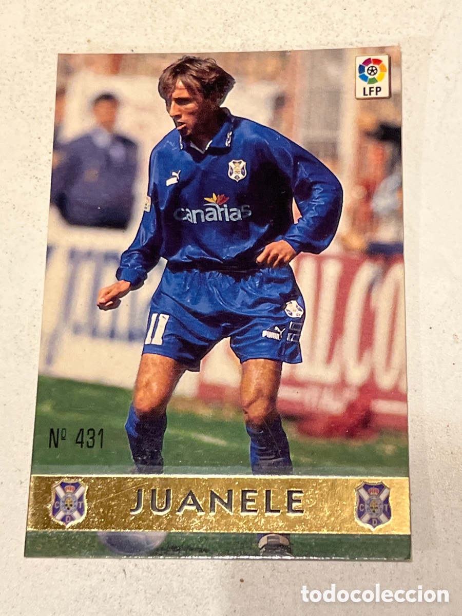 Coleccionismo Cromos antiguos: Cromo Mundi Cromo Liga 96/97 EL MEJOR N&deg;431 Juanele