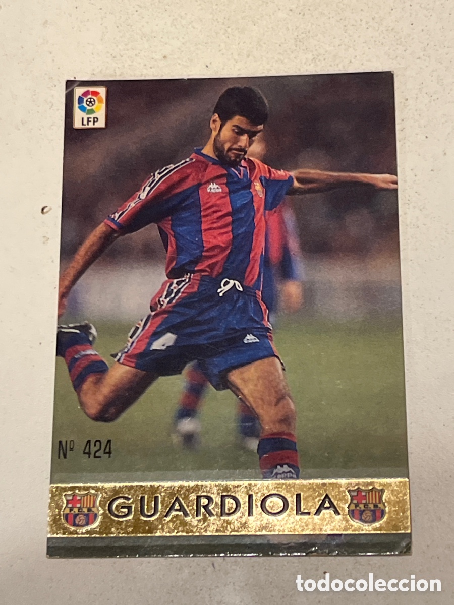 Coleccionismo Cromos antiguos: Cromo Mundi Cromo Liga 96/97 EL MEJOR N&deg;424 Guardiola