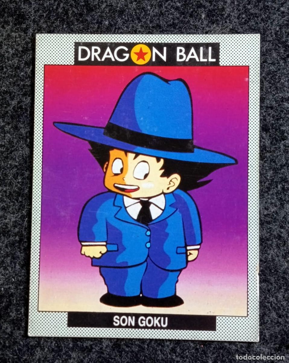 Coleccionismo Cromos antiguos: Tarjet - Card Cromo N&ordm; 4 Son Goku, Colecci&oacute;n 90 personajes de Dragon Ball y Dragon Ball Z, 1989
