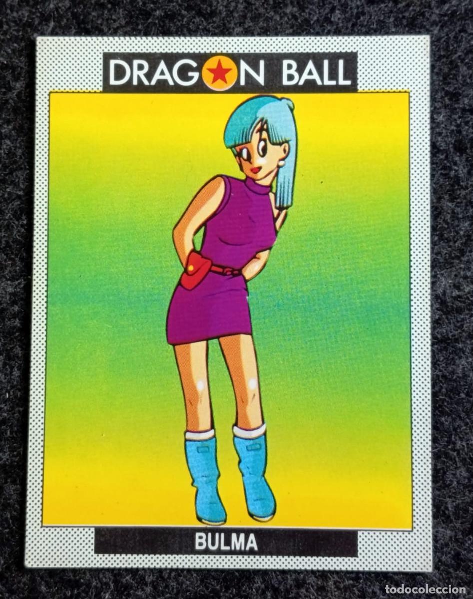 Coleccionismo Cromos antiguos: Tarjet - Card Cromo N&ordm; 35 Bulma, Colecci&oacute;n 90 personajes de Dragon Ball y Dragon Ball Z, 1989