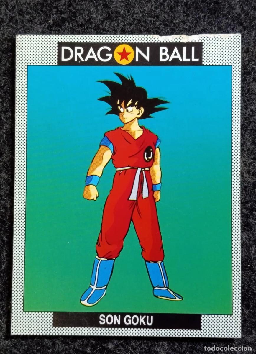Coleccionismo Cromos antiguos: Tarjet - Card Cromo N&ordm; 9 Son Goku, Colecci&oacute;n 90 personajes de Dragon Ball y Dragon Ball Z, 1989