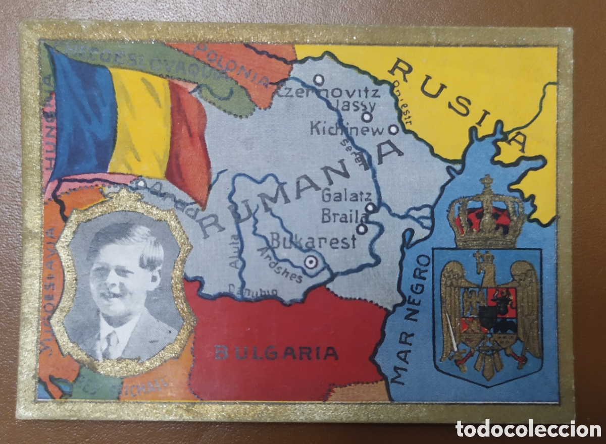 Coleccionismo Cromos antiguos: La Favorita fabrica de tabacos, cromo n&deg;20 - Interesante serie de mapas