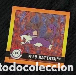 Coleccionismo Cromos antiguos: 19 RATTATA CROMO POKEMON ARTBOX 1999