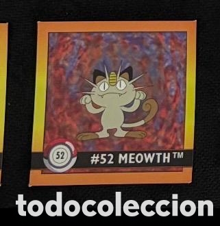 Coleccionismo Cromos antiguos: 52 MEOWTH CROMO POKEMON ARTBOX 1999