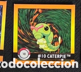 Coleccionismo Cromos antiguos: 10 CATERPIE CROMO POKEMON ARTBOX 1999