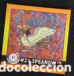 Coleccionismo Cromos antiguos: 21 SPEAROW CROMO POKEMON ARTBOX 1999