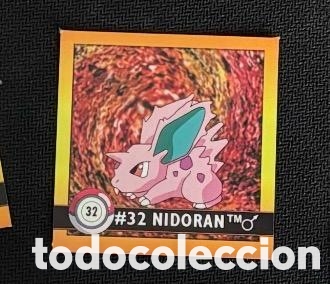 Coleccionismo Cromos antiguos: 32 NIDORAN CROMO POKEMON ARTBOX 1999