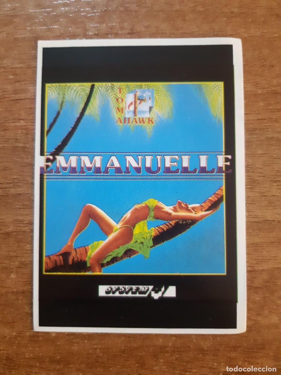 Coleccionismo Cromos antiguos: N&deg;101 CROMO VIDEOJUEGO EMMANUELLE SOFTWARE COLLECTION. NUNCA PEGADO, SIN PEGAR