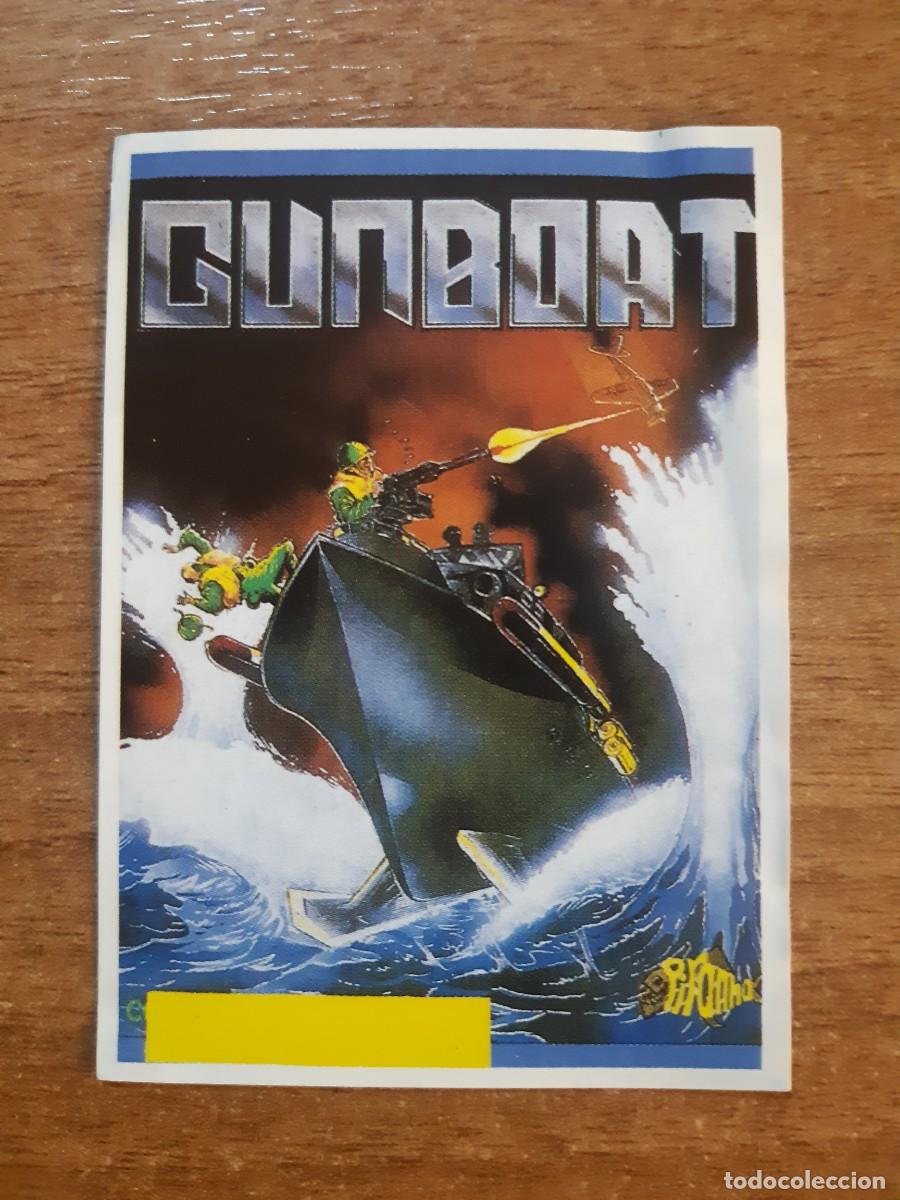 Coleccionismo Cromos antiguos: N&deg;85 CROMO VIDEOJUEGO GUNBOAT SOFTWARE COLLECTION. NUNCA PEGADO, SIN PEGAR