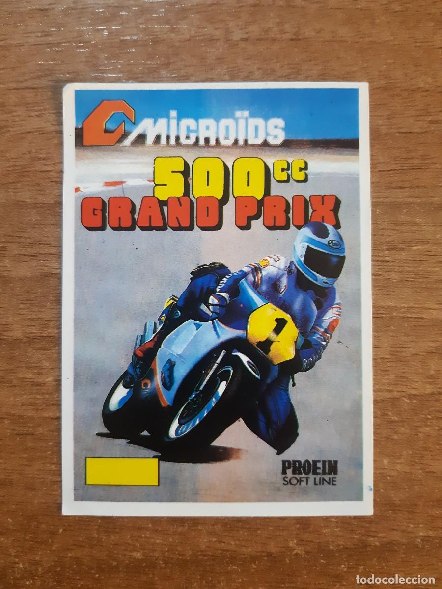 Coleccionismo Cromos antiguos: N&deg;141 CROMO VIDEOJUEGO 500 cc. GRAN PRIX SOFTWARE COLLECTION. NUNCA PEGADO, SIN PEGAR