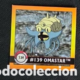 Coleccionismo Cromos antiguos: 139 OMASTAR CROMO POKEMON ARTBOX 1999