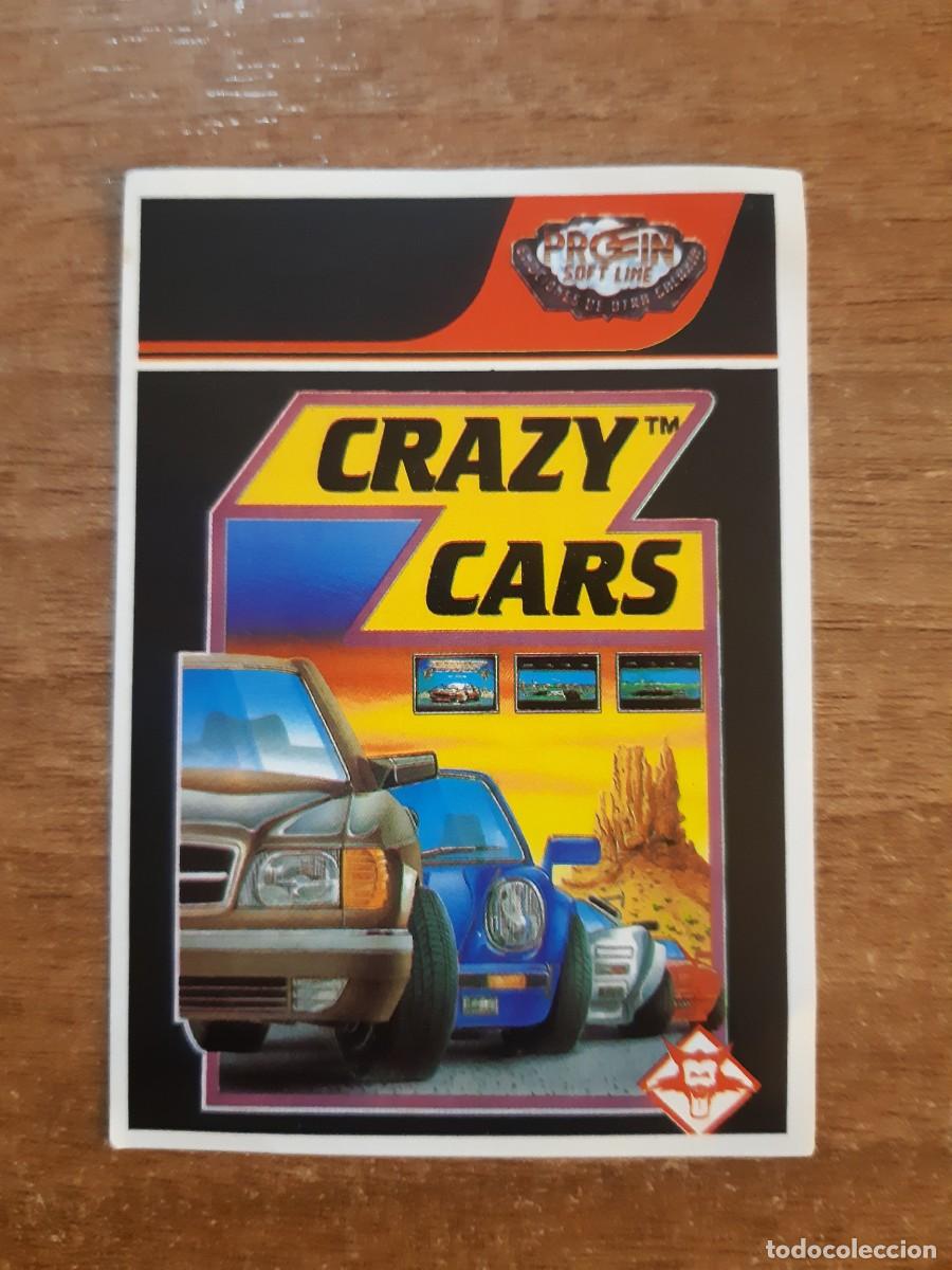 Coleccionismo Cromos antiguos: N&deg;139 CROMO VIDEOJUEGO CRAZY CARS SOFTWARE COLLECTION. NUNCA PEGADO, SIN PEGAR