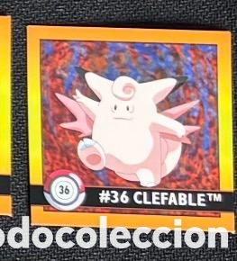 Coleccionismo Cromos antiguos: 36 CLEFABLE CROMO POKEMON ARTBOX 1999