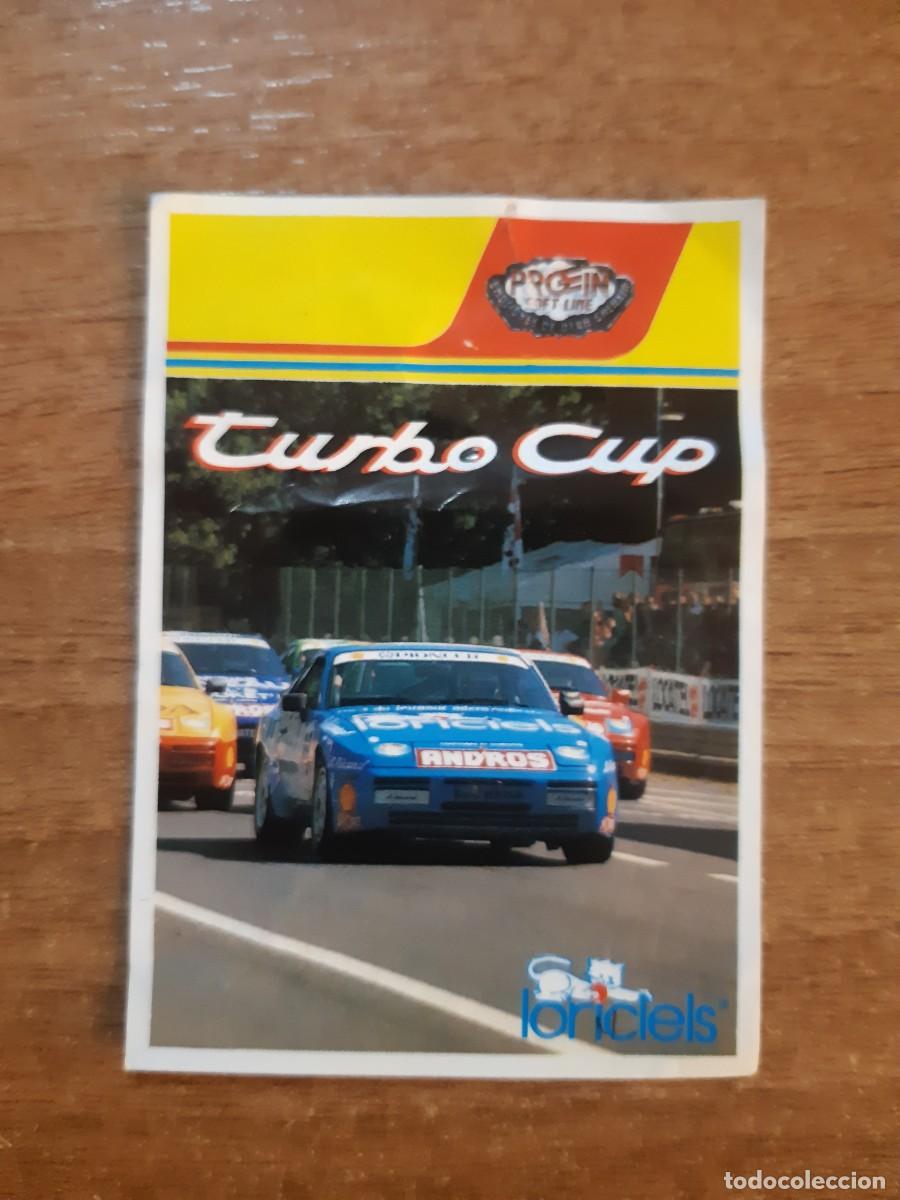 Coleccionismo Cromos antiguos: N&deg;137 CROMO VIDEOJUEGO TURBO CUP SOFTWARE COLLECTION. NUNCA PEGADO, SIN PEGAR