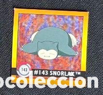 Coleccionismo Cromos antiguos: 143 SNORLAX CROMO POKEMON ARTBOX 1999