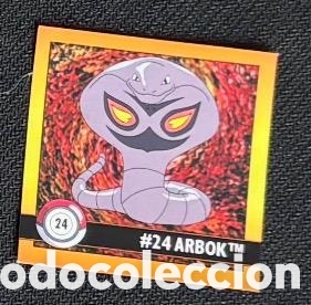 Coleccionismo Cromos antiguos: 24 ARBOK CROMO POKEMON ARTBOX 1999