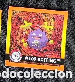 Coleccionismo Cromos antiguos: 109 KOFFING CROMO POKEMON ARTBOX 1999