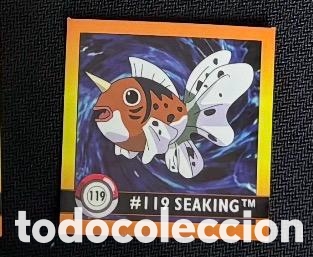 Coleccionismo Cromos antiguos: 119 SEAKING CROMO POKEMON ARTBOX 1999