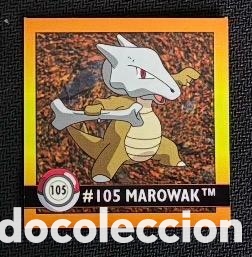 Coleccionismo Cromos antiguos: 105 MAROWAK CROMO POKEMON ARTBOX 1999