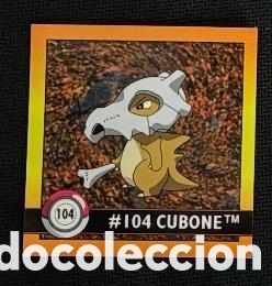 Coleccionismo Cromos antiguos: 104 CUBONE CROMO POKEMON ARTBOX 1999