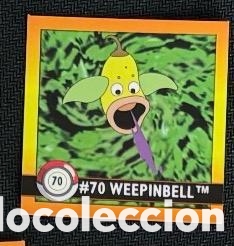 Coleccionismo Cromos antiguos: 70 WEEPINBELL CROMO POKEMON ARTBOX 1999