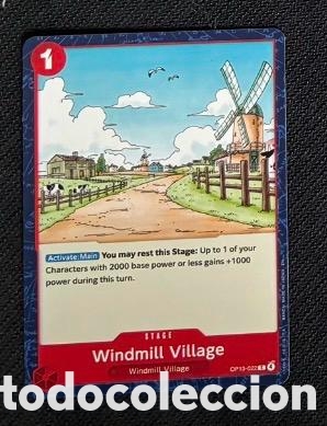 Coleccionismo Cromos antiguos: Carta One Piece TCG WINDMILL VILLAGE