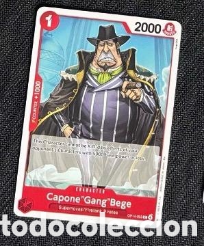 Coleccionismo Cromos antiguos: Carta One Piece TCG CAPONE GANG BEGE