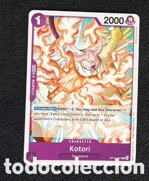 Coleccionismo Cromos antiguos: Carta One Piece TCG KOTORI