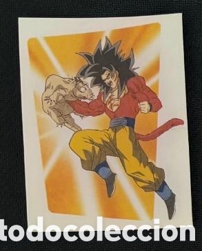 Coleccionismo Cromos antiguos: GOKU SUPER SAIYAN 4 CROMO STICKERS PEGATELAS DRAGON BALL Z 1996 BOOMER