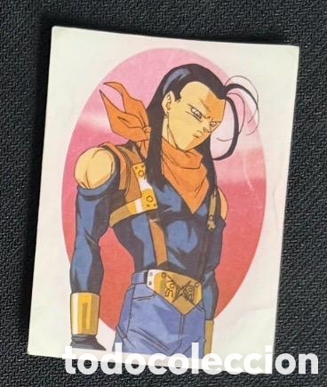 Coleccionismo Cromos antiguos: ANDROIDE 17 CROMO STICKERS PEGATELAS DRAGON BALL Z 1996 BOOMER