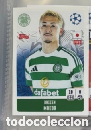 Coleccionismo Cromos antiguos: Maeda Celtic Champions League Topps 2024 2025 Cromo carta