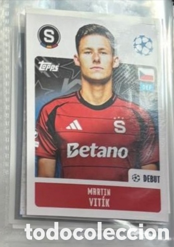 Coleccionismo Cromos antiguos: Vitik Sparta Champions League Topps 2024 2025 Cromo carta