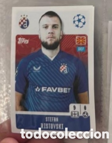 Coleccionismo Cromos antiguos: Ristovski Zagreb Champions League Topps 2024 2025 Cromo carta
