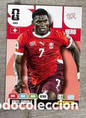 Coleccionismo Cromos antiguos: 363 Embolo Suiza Panini Adrenalyn XL FIFA World Cup 2026