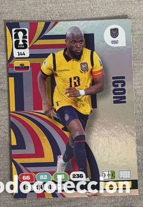 Coleccionismo Cromos antiguos: 144 ICON Enner Valencia Ecuador Panini Adrenalyn XL FIFA World Cup 2026