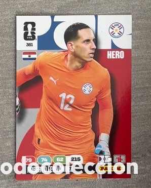 Coleccionismo Cromos antiguos: 361 Roberto Fern&aacute;ndez Paraguay Panini Adrenalyn XL FIFA World Cup 2026