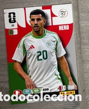 Coleccionismo Cromos antiguos: 15 Atal Argelia Panini Adrenalyn XL FIFA World Cup 2026
