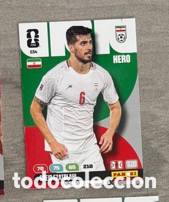 Coleccionismo Cromos antiguos: 234 Saeid Iran Panini Adrenalyn XL FIFA World Cup 2026