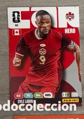 Coleccionismo Cromos antiguos: 93 Larin Canad&aacute; Panini Adrenalyn XL FIFA World Cup 2026