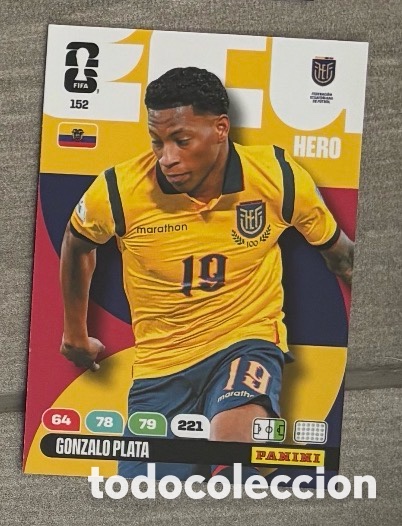 Coleccionismo Cromos antiguos: 152 Gonzalo Plata Ecuador Panini Adrenalyn XL FIFA World Cup 2026